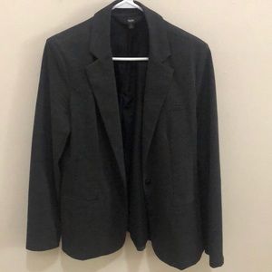 Women’s gray cotton stretch blazer